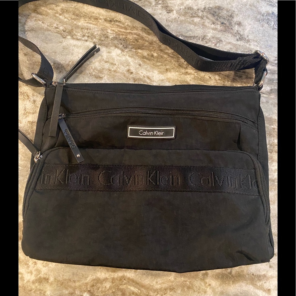 Calvin Klein Sport Logo Messenger crossbody bag